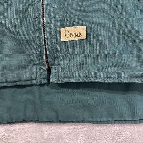 Bernie Full Zip Vest Jacket Women XLarge Outdoors Green Sherpa - Picture 4 of 9